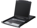 TRIPP LITE B020-U08-19-K NetDirector Console RM LCD KVM Switch with 8 Cables