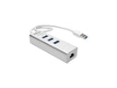 Tripp Lite U336-U03-GB SuperSpeed Gig Ethernet NIC Adapter 3-Port USB 3.0 Hub