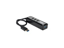 Tripp Lite U360-004-MINI Portable 4-Port USB 3.0 Superspeed Mini Hub w/ Built In
