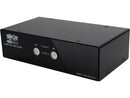 TRIPP LITE B004-DPUA2-K 2-Port DisplayPort KVM Switch w/Audio, Cables and USB