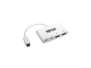 Tripp Lite 4-Port USB 3.1 Gen 1 Portable Hub, USB-C to (x2) USB-A and (x2) USB-C