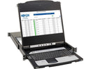 TRIPP LITE B030-DP08-17D NetDirector 8-Port DisplayPort KVM Switch Console with