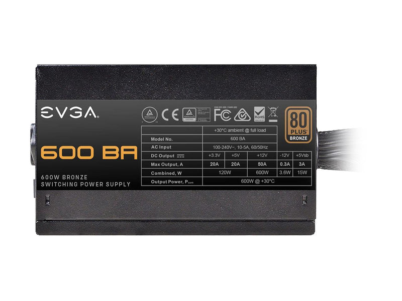 PSU EVGA 600W 100-BA-0600-K1 R