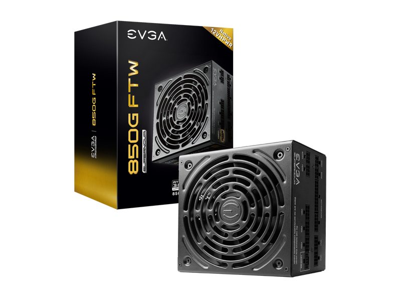 EVGA SuperNOVA 850G FTW ATX3.0 & PCIE 5, 80 Plus Gold Certified 850W,  12VHPWR,