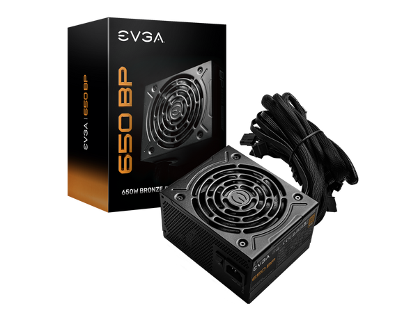 EVGA 650 BP, 80+ BRONZE 650W, 3 Year Warranty, Compact 120mm Size, Power Supply