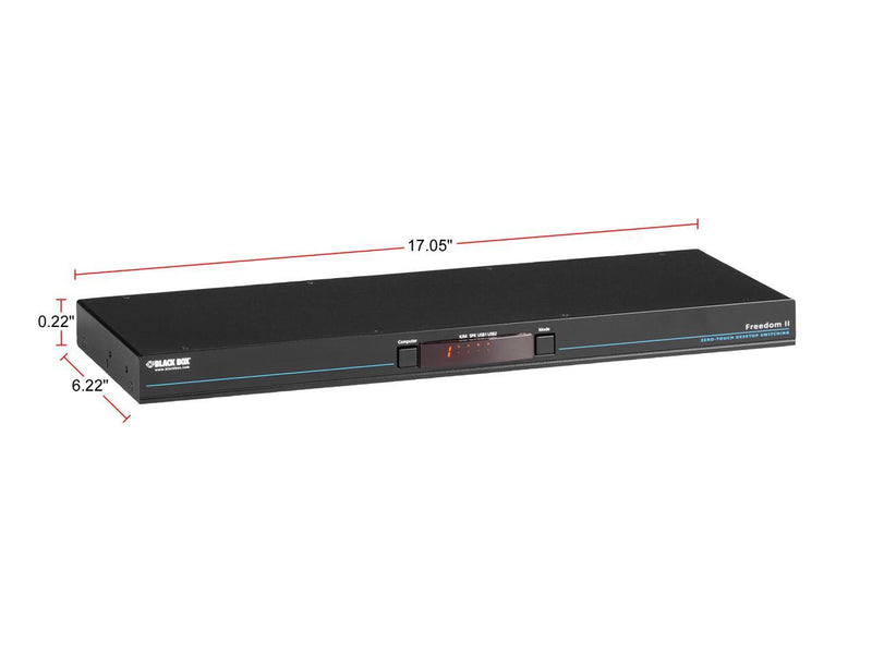 Black Box KV0008A-R2 8-Port Freedom II KM Switch