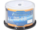 Optical Quantum OQDPRDL08WIP-H 8 X 8.5GB DVD+R DL White Inkjet Printable