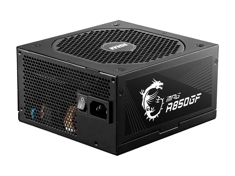 MSI MPG Series A850GF Power Supply (PSU): 850 Watt, Full Modular, 80 PLUS