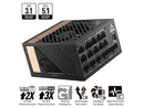 MSI - MEG Ai1300P PCIE5, 80+ PLATINUM Full Modular Gaming PSU, 12V-2x6 Cable,