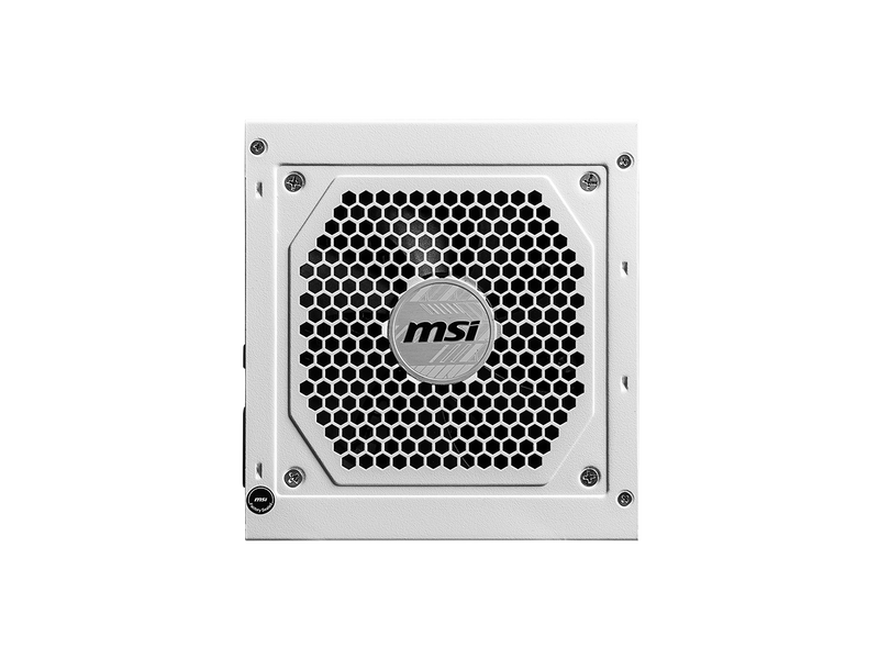 MSI - MAG A850GL PCIE5 WHITE, 80+ GOLD Fully Modular Gaming PSU, 12V-2x6 Cable,