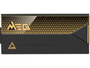 MSI - MEG Ai1600T PCIE5, 80+ TITANIUM Full Modular Gaming PSU, Dual 12V-2x6