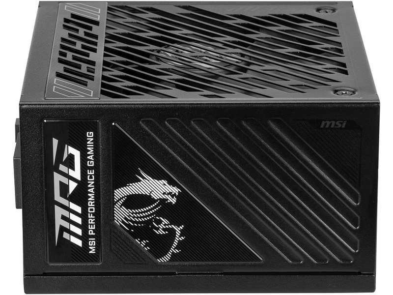 MSI - MPG A1250GS PCIE5, 80+ Gold Full Modular Gaming PSU, Dual 12V-2x6 Cables,