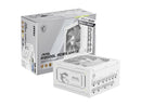 MSI MAG A1000GL PCIE5 WHITE, Fully Modular Compact Gaming 1000W Power Supply,