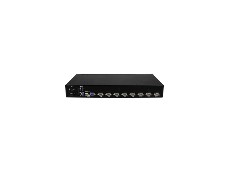 StarTech.com SV831DUSB 8 Port 1U Rack Mount USB PS/2 KVM Switch with OSD