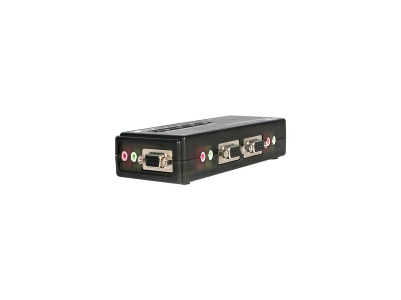 StarTech.com SV411KUSB 4 Port Mini USB KVM Kit with Cables and Audio Switching