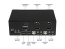 StarTech.com SV231DPDDUA 2 Port USB KVM Switch with Audio & USB 2.0 Hub