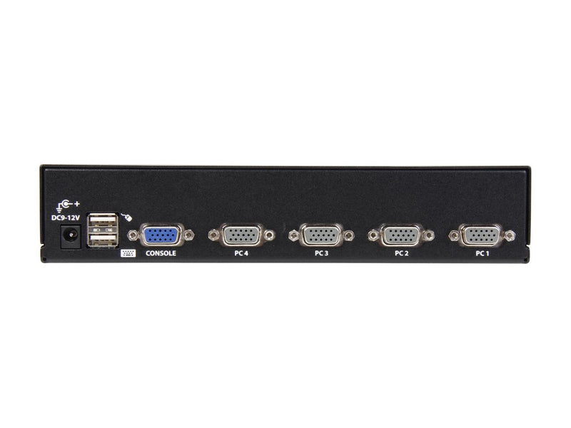 StarTech.com SV431DUSBU 4 Port 1U Rack Mount USB KVM Switch with OSD