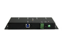 StarTech.com ST4300USBM Mountable USB 3.0 hub - Industrial - Rugged - Black
