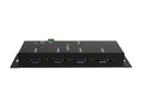 StarTech.com ST4300USBM Mountable USB 3.0 hub - Industrial - Rugged - Black