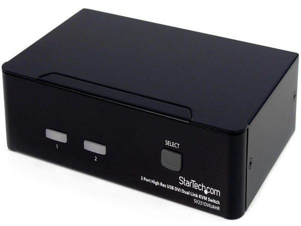 StarTech.com SV231DVIUAHR 2 Port High Resolution USB DVI Dual Link KVM Switch