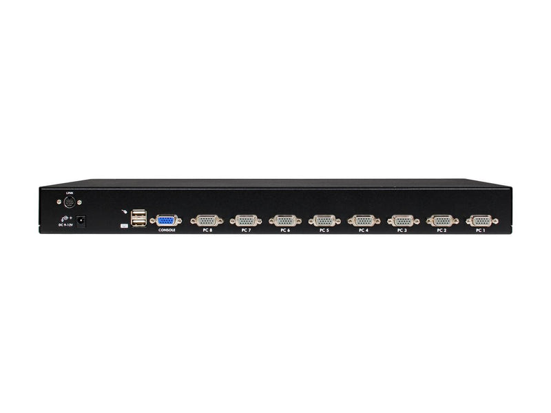 StarTech.com SV831DUSBUK 8 Port 1U Rack Mount USB KVM Switch Kit with OSD and