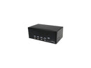 StarTech.com 4 Port Triple Monitor DVI USB KVM Switch with Audio & USB 2.0 Hub