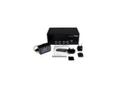 StarTech.com 4 Port Triple Monitor DVI USB KVM Switch with Audio & USB 2.0 Hub
