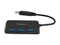 StarTech.com ST4300MINU3B 4 Port USB 3.0 Hub - Built-in Cable - Compact -