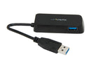 StarTech.com ST4300MINU3B 4 Port USB 3.0 Hub - Built-in Cable - Compact -