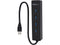 StarTech.com ST4300PBU3 4 Port USB 3.0 Hub - Built-in Cable - SuperSpeed - Black