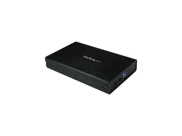 StarTech.com 3.5in Black USB 3.0 External SATA III Hard Drive Enclosure with