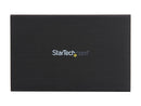 StarTech.com S2510BMU33 Aluminum / Plastic 2.5" Black SATA III External Hard