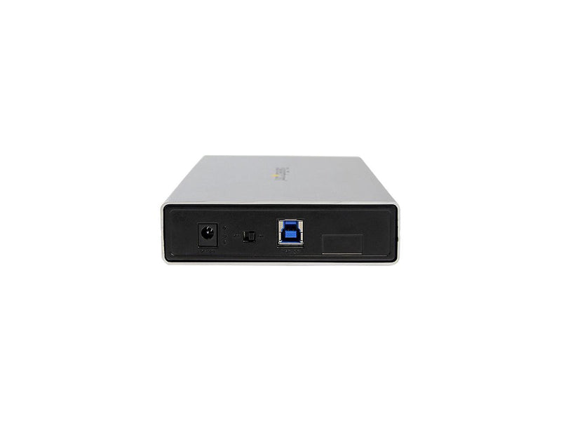 StarTech S3510SMU33 3.5in Silver Aluminum USB 3.0 External SATA III SSD / HDD