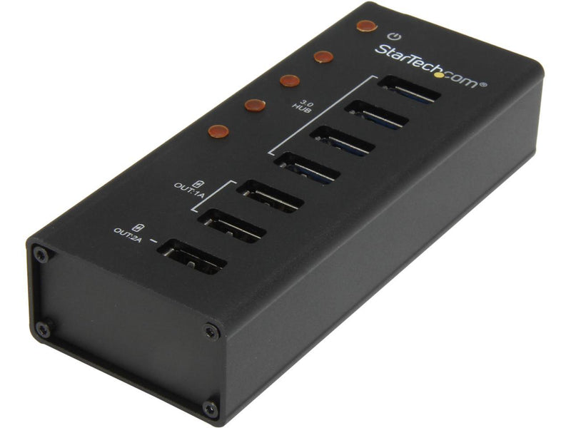 StarTech.com ST4300U3C3 4 Port USB 3.0 Hub - 3 Dedicated USB Charging Ports (2 x