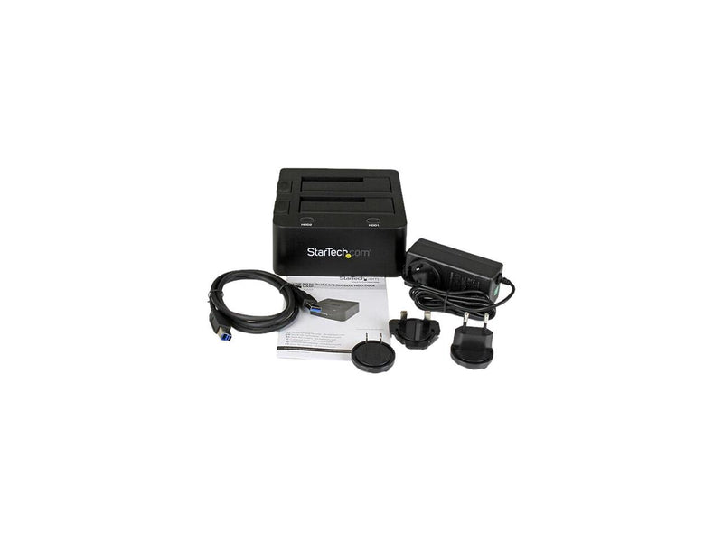 StarTech.com SDOCK2U33 USB 3.0 Dual Hard Drive Docking Station with UASP for 2.5