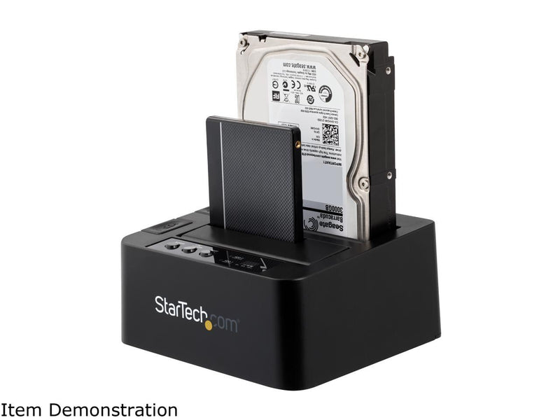 StarTech.com SDOCK2U33RE USB 3.0 / eSATA 2.5/3.5" SATA HDD/SSD Duplicator Dock –