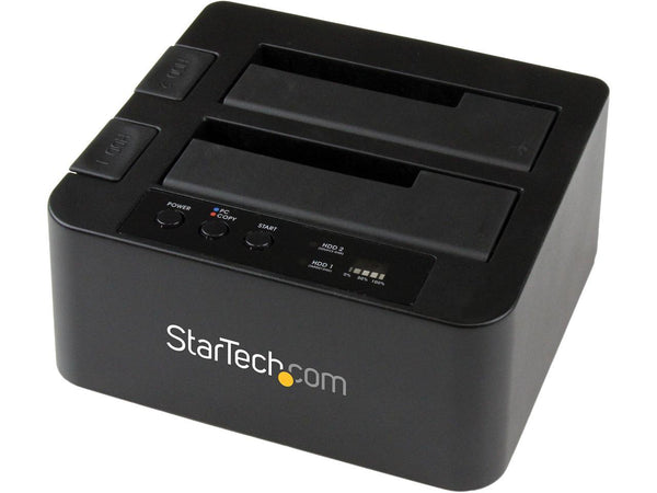 StarTech.com SDOCK2U33RE USB 3.0 / eSATA 2.5/3.5" SATA HDD/SSD Duplicator Dock –