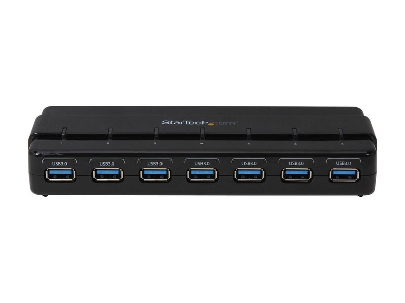 StarTech.com ST7300USB3B 7 Port USB 3.0 Hub - 7 x SuperSpeed USB 3.0 - with