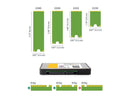 StarTech.com M.2 SSD to 2.5-Inch SATA III Adapter with Protective Housing