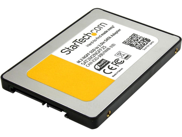 StarTech.com M.2 SSD to 2.5-Inch SATA III Adapter with Protective Housing