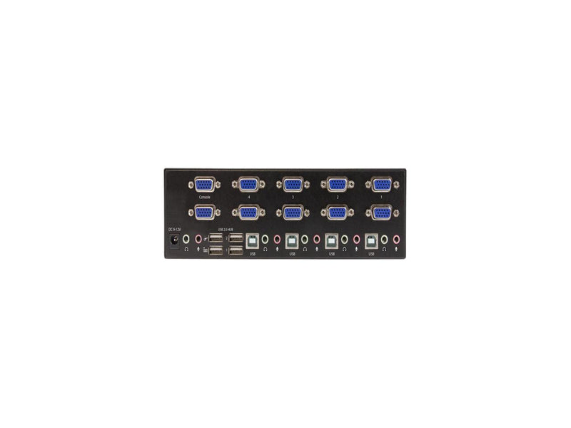 StarTech.com 4-port KVM Switch with Dual VGA and 2-port USB Hub - USB 2.0