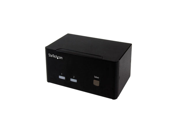 StarTech.com 2-port KVM Switch with Dual VGA and 2-port USB Hub - USB 2.0