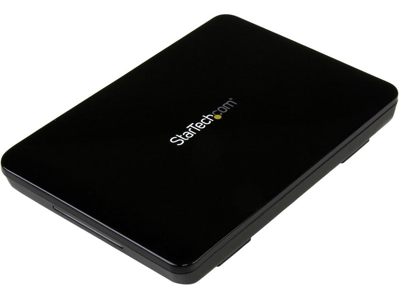 StarTech.com S251BPU31C3 Plastic 2.5" Black 1 - SATA Data & Power Combo (7+15