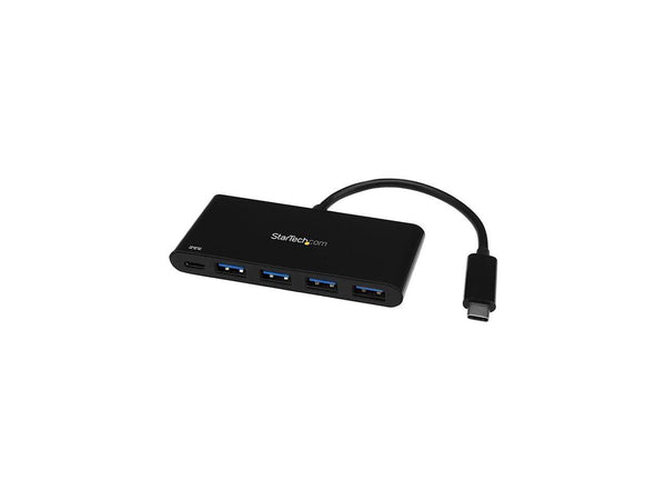 StarTech.com HB30C4AFPD 4 Port USB C Hub w/ Power Delivery - USB-C to 4x A - 4