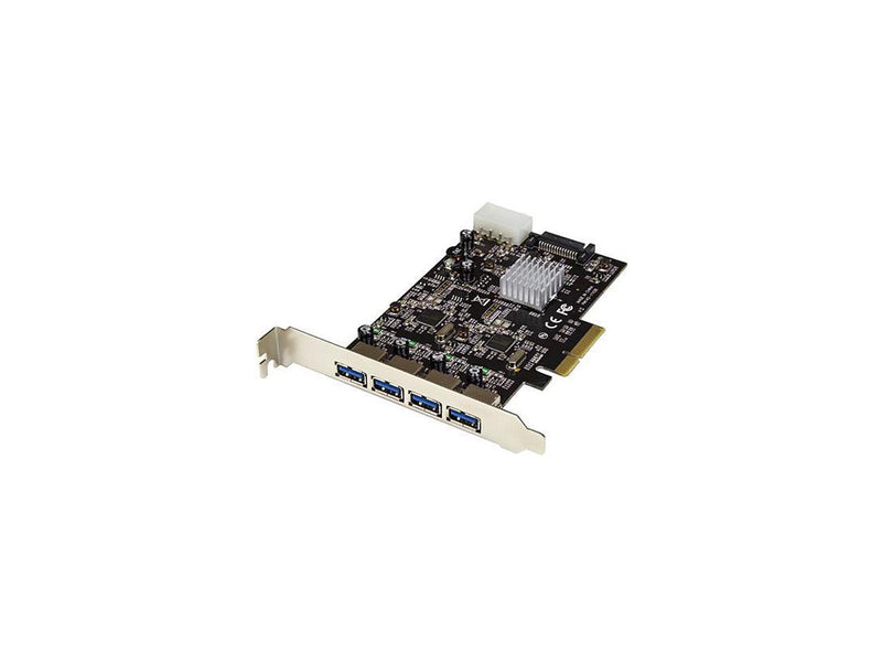 StarTech.com BNDTBUSB3142 Aluminum / Steel Black 1 x PCI Express x4 Male 4 x USB