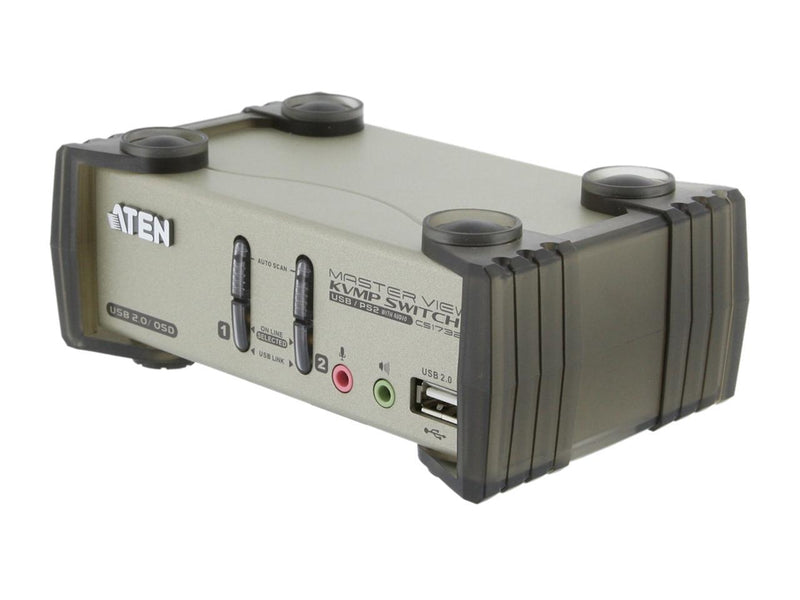 ATEN CS1732B 2-Port USB KVMP Switch with Audio Support