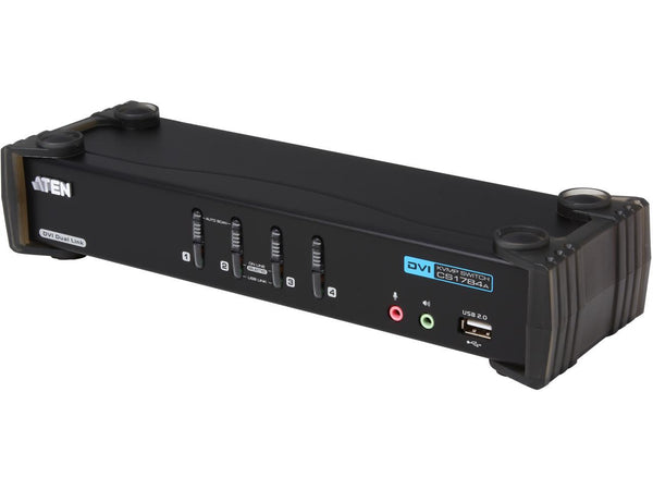 Aten CubiQ CS1784A KVM Switch - 4 Computer(s) - 2560 x 1600 - 8 x USB - 5 x DVI