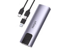 Nusyn NSE20 10Gbps M.2 NVMe/SATA SSD Enclosure,USB-C External Hard Drive Case,