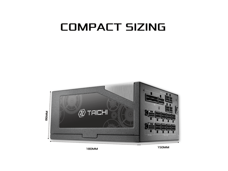 ASRock Taichi TC-1300T 1300W 80 PLUS TITANIUM & Cybenetics TITANIUM Full Modular