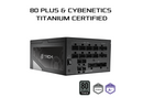ASRock Taichi TC-1300T 1300W 80 PLUS TITANIUM & Cybenetics TITANIUM Full Modular